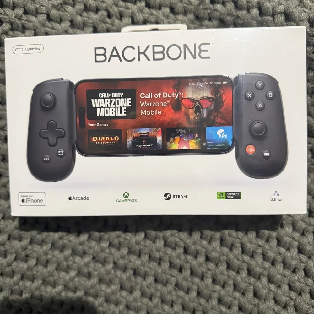Backbone Black Handheld Gaming Console for iPhone